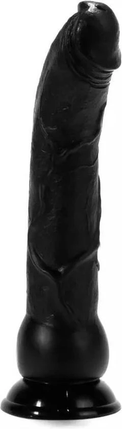 Gloednieuw π Lusty XXL Dildo George - 32 Cm - Realistische Dildo - Met Zuignap - Zwart - Seksspeeltjes - Sex Toys π - Afbeelding 2