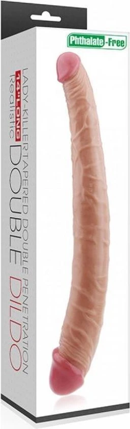 Coupon π Cimejo Lovetoy - Dubbele Dildo XXL "Lady Killer" - 36 Cm Lang - Voor Anaal En Vaginaal Gebruik β