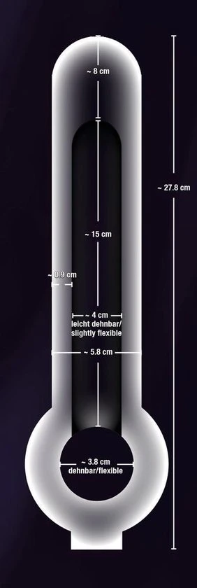 Goedkoopste π Crystal You2Toys Penis Sleeve Licht Flexibel Met Stimulatie Noppen En Testikel Ring - Transparant π - Afbeelding 5
