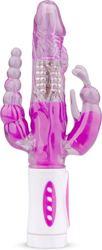 Top 10 👍 EasyToys Raving Rabbit Vibrator - Paars ⌛ - Afbeelding 2