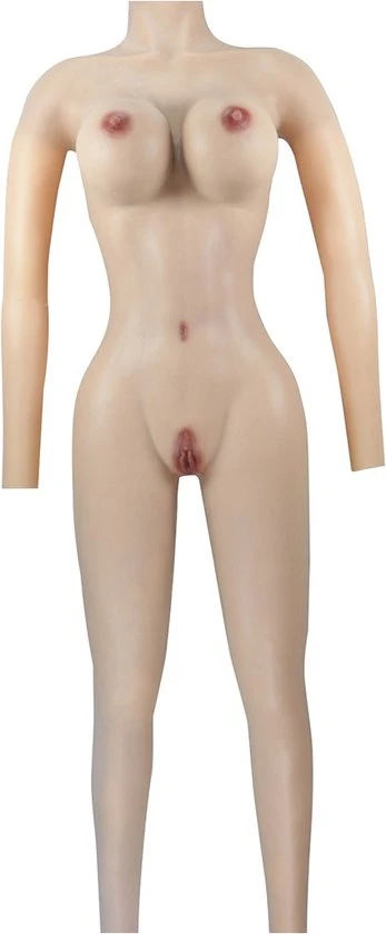 Uitgang π Body 4 Every Body Full Body - Lang - Cup F - Siliconen Huid - Bodysuit Lang - Crossdresser - Transgender - Mastectomi - -Wearable Body - Kunstmatige Nep Borst π