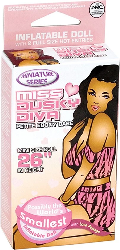 Beste Verkoop π€© Miss Dusky Diva Mini Doll - Sexpoppen - NMC - Opblaaspop π― - Afbeelding 2