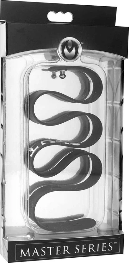 Goedkoopste π Master Series Siliconen Halsband Met 'Slut' Opdruk π