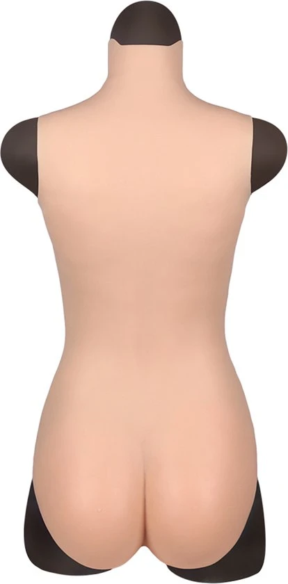 Kopen π Body 4 Every Body Siliconen Triangle Bodysuit - Cup D - TOPKWALITEIT - 100% Siliconen - Kunstvagina - Borsten - Bodystocking - Siliconen Huid - Fake Boobs - Crossdresser - Transgender - Travestiet β - Afbeelding 3