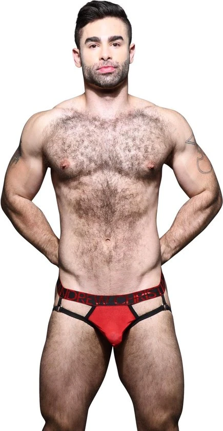 Beste Verkoop βοΈ Andrew Christian - Scarlet Mesh Y-Back String - Maat L - Erotische Heren String - Sexy Mannen Ondergoed - Jockstrap & String Combinatie π - Afbeelding 4