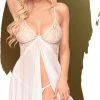Nieuw ❤️ Penthouse Lingerie Lip Smacker - Erotische Babydoll - Maat L/XL - Wit 🎉