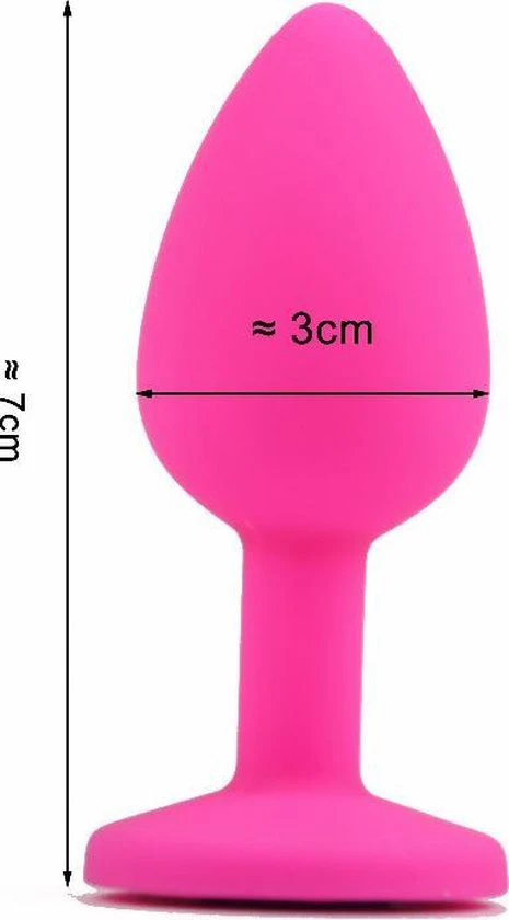 Groothandel ๐ Merkloos Roze Siliconen Buttplug Voor G-Spot Stimulatie Met Willekeurige Kleur Onderkant!- NBH® ๐