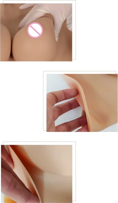 Promo ✨ BeBetter Siliconen Borsten | Bodies - Nep Borsten - Fake Boobs - Cup D - Lichtgewicht 🤩 - Afbeelding 5