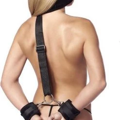 Korting 🧨 Rimba Bondageset Mondknevel Met Boeien - Zwart 🤩