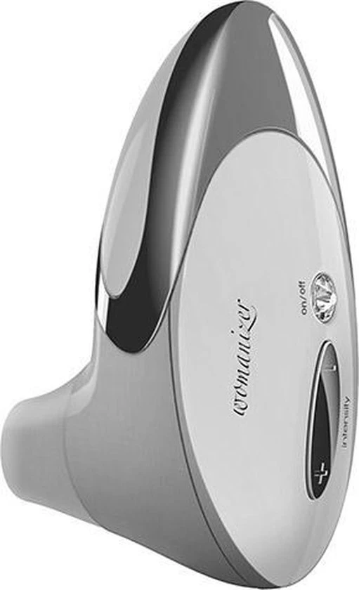 Korting π Womanizer Pro White Chrome Luchtdruk Vibrator - Wit -Zilver π―