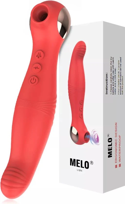 Top 10 π Melo 2 In 1 Sex Toys G Spot Vibrator | Flutterfunctie Voor Clitorisstimulatie, Een Dreunende Vibe Voor G-spot Geluk, Of Als Vibrator | 12 Vibratiestanden | 6 Zuigstanden | 6 Flutterstanden | Sex Toys Vrouwen π - Afbeelding 7