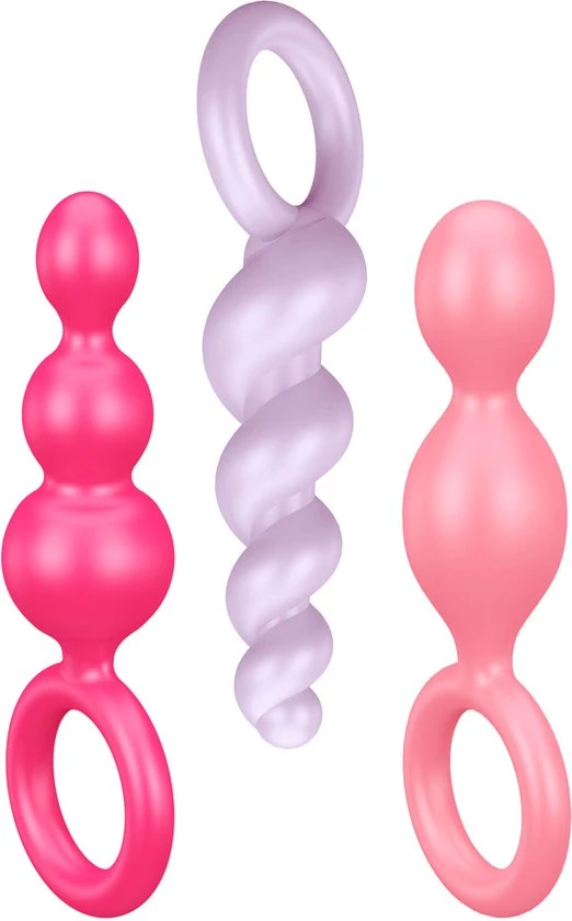 Goedkoopste ✔️ Satisfyer - Booty Call - Anale Kralen - 3 Stuks - Roze - Perzik - Lila 🔔 - Afbeelding 8