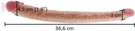 Coupon π Cimejo Lovetoy - Dubbele Dildo XXL "Lady Killer" - 36 Cm Lang - Voor Anaal En Vaginaal Gebruik β - Afbeelding 5