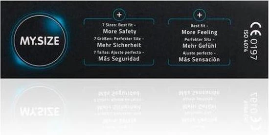 Top 10 π My.Size Condooms Maat 53 -10 Stuks 𧨠- Afbeelding 14