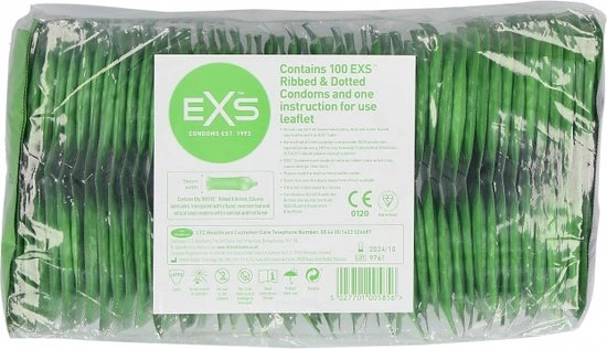 Hete verkoop ???? EXS Condooms Exs Ribbet & Dotted Condooms – Condooms Met Ribbel En Nopjes – 100 Stuks ???? 3 Hete verkoop ???? EXS Condooms Exs Ribbet & Dotted Condooms – Condooms Met Ribbel En Nopjes – 100 Stuks ???? - Afbeelding 3