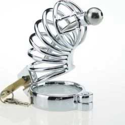 Goedkoop 🎁 Prolink Novelties? Chastity Cage Device 6 Kuisheidskooi Met Dilator Van Prolink Novelties Stainless Steel 😉