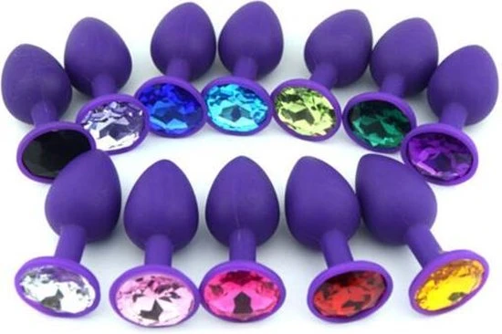 Uitgang π Merkloos Anaal Buttplug - Pink Transparant Chrystal - Siliconen - Opwindend - Seksspeeltje β