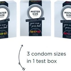 Flash-uitverkoop 🧨 Mister Size - Pure Feel - 60, 64, 69 Mm 3 Pack - Tester ❤️