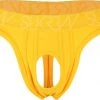 Kopen 🎁 Sukrew U-Style Classic String Geel - Maat L - Erotische Heren String - Sexy Mannen Ondergoed - Open Voorkant ✔️