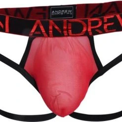 Beste Verkoop ✔️ Andrew Christian - Scarlet Mesh Y-Back String - Maat L - Erotische Heren String - Sexy Mannen Ondergoed - Jockstrap & String Combinatie 😉