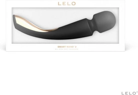 Goedkoop 🌟 LELO SMART WAND 2 Large, Handmatig Black Massageapparaat Voor Het Hele Lichaam, Diepe Spiermassage Met 10 Trilstanden ❤️ - Afbeelding 4