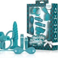 Top 10 🛒 LoveBoxxx Love ‘n Play Starter Kit – Erotische Geschenkset Met 7 Sex Toys, Waaronder Vaginaballetjes En Een Buttplug – Sex Toys Voor Koppels – Blauw 🌟