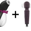 Uitgang 🥰 Satisfyer Pro Penguin Met Ultrawand Mini Massager Wand Combinatie Voordeel Set ✨