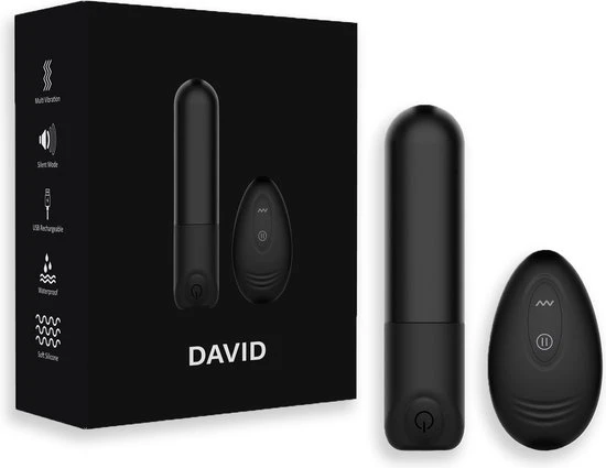 Aanbiedingen π FEMSCRIPT David - Krachtige Mini Vibrator - Ei - Afstandsbediening - Clitoris - G-spot - Oplaadbaar - Waterdicht - 10 Standen π - Afbeelding 7