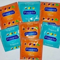 Beste recensies van 🔥 Pasante Flavoured - Try-Out Pakket - Condooms - Mix - Anoniem Verstuurd - 10 Stuks ⭐