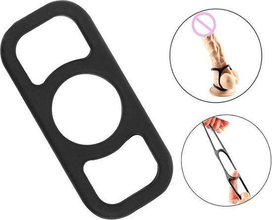 Nieuw π Erodit Cockringen -zwart - 3 Penisringen - Ball-stretcher - Uitstel Van Orgasme En Ejaculatie - Black Friday Seksspeeltje Voor Koppels - Sex Toy - Erotiek Voor Mannen En Vrouwen π - Afbeelding 5