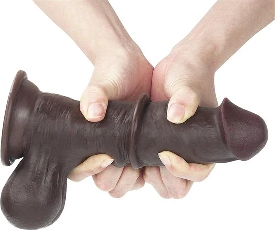 Korting π₯° Lovetoy Dildo Met Beweegbare Huid - 19,5 X 4,5 Cm - Realistische Dildo Met Zuignap - Dildo - Ook Voor Anaal - Seksspeeltjes - Sex Toys π₯° - Afbeelding 6