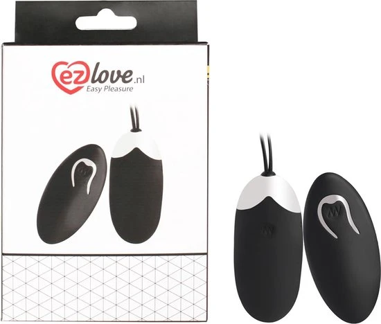 Begroting π₯ EZlove Oplaadbaar Vibrerend Ei - 15 Meter Bereik - Zwart β - Afbeelding 3