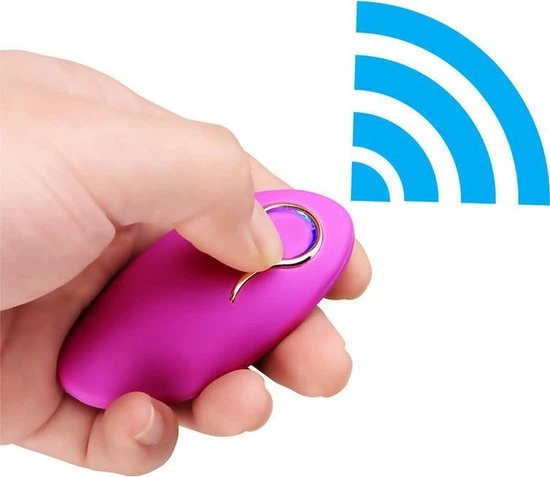 Begroting π Dlicious - Vibrerend Eitje - Met Afstandsbediening – USB En Snel Oplaadbaar – Vibrerend Eitje - 10 Trilstanden – Paars – Remote π - Afbeelding 2