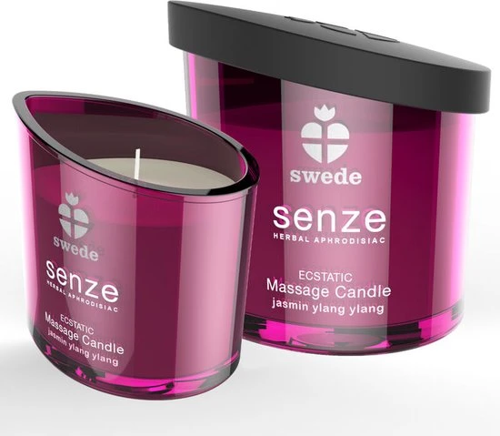 Goedkoop π Merkloos Swede Massage Kaars Swede - Senze Ecstatic Massage Candle Jasmine Ylang Ylang β¨ - Afbeelding 2