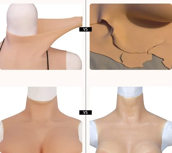 Promo ✨ BeBetter Siliconen Borsten | Bodies - Nep Borsten - Fake Boobs - Cup D - Lichtgewicht 🤩 - Afbeelding 4