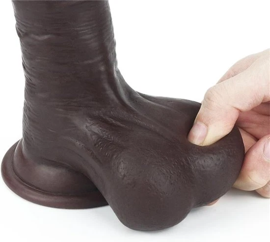 Korting π₯° Lovetoy Dildo Met Beweegbare Huid - 19,5 X 4,5 Cm - Realistische Dildo Met Zuignap - Dildo - Ook Voor Anaal - Seksspeeltjes - Sex Toys π₯° - Afbeelding 7