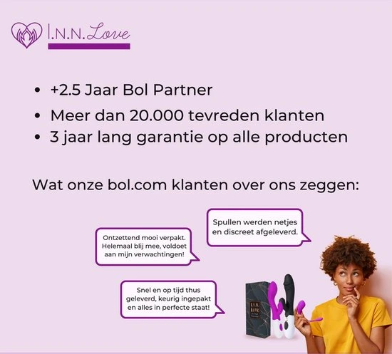 Flash-uitverkoop π I.N.N. Love Dildo - Vibrators - Glas Dildo - Seksspeeltjes - Clitoris En G Spot Stimulatie - Anaal Vibrator - Prostaat Vibrator Mannen - Vibrators Voor Vrouwen π€© - Afbeelding 4