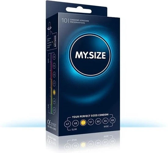Top 10 π My.Size Condooms Maat 53 -10 Stuks 𧨠- Afbeelding 11