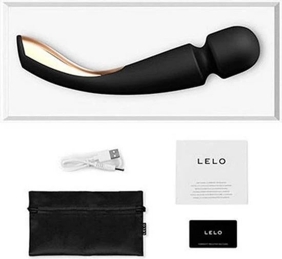 Goedkoop 🌟 LELO SMART WAND 2 Large, Handmatig Black Massageapparaat Voor Het Hele Lichaam, Diepe Spiermassage Met 10 Trilstanden ❤️ - Afbeelding 14