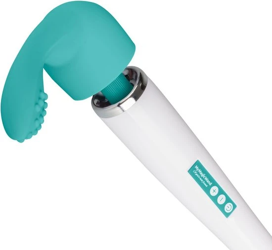 Goedkoop ⌛ MyMagicWand G-Spot/Prostaat Opzetstuk - Turquoise ⌛ - Afbeelding 4