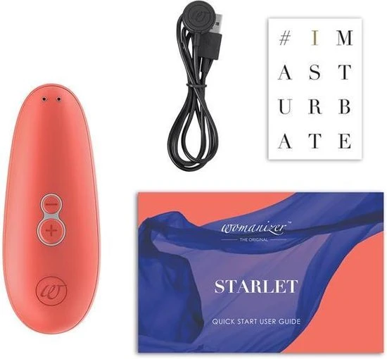 Gloednieuw β Womanizer Starlet 2 Luchtdruk Vibrator 12 Cm Rood π - Afbeelding 2