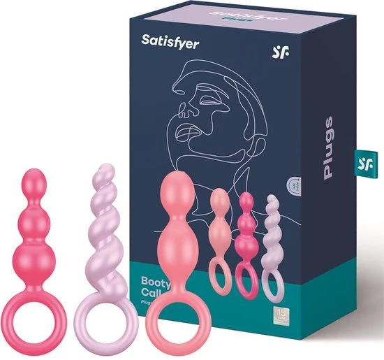 Goedkoopste ✔️ Satisfyer - Booty Call - Anale Kralen - 3 Stuks - Roze - Perzik - Lila 🔔 - Afbeelding 18