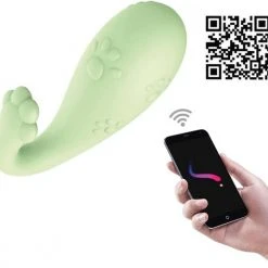 Beste Verkoop 👍 HappySexy Vibrerend Ei Draadloos Groen Vibrators Voor Vrouwen Clitoris - Vibrator Met App Control / Afstandbediening - Realistisch - Seksspeeltjes Voor Koppels Op Afstand - Vibrerende Eieren Bluetooth 🤩