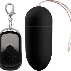 Goedkoopste 🥰 Merkloos 10 Speed Remote Vibrating Egg Big Zwart - Tril Ei ❤️