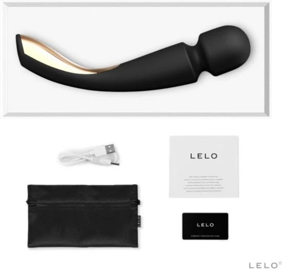 Goedkoop 🌟 LELO SMART WAND 2 Large, Handmatig Black Massageapparaat Voor Het Hele Lichaam, Diepe Spiermassage Met 10 Trilstanden ❤️ - Afbeelding 9
