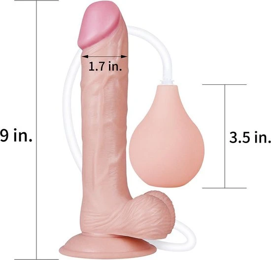 Goedkoopste 🌟 Lovetoy Squirt Extreme Dildo 23 Cm - Lichte Huidskleur ⌛ - Afbeelding 17