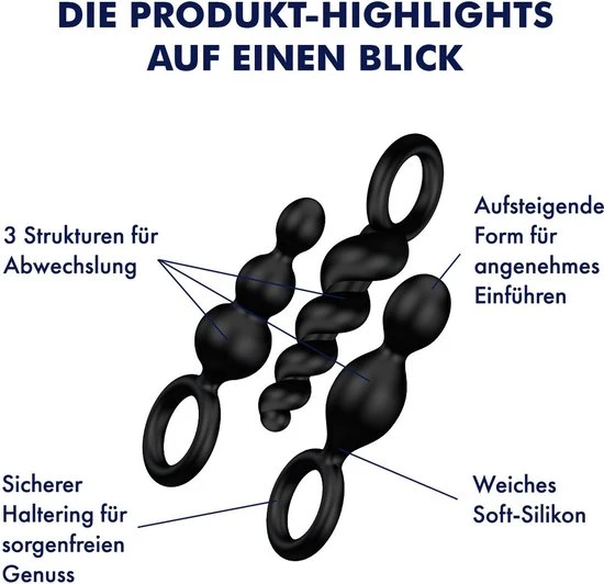 Goedkoopste ✔️ Satisfyer - Booty Call - Anale Kralen - 3 Stuks - Roze - Perzik - Lila 🔔 - Afbeelding 15