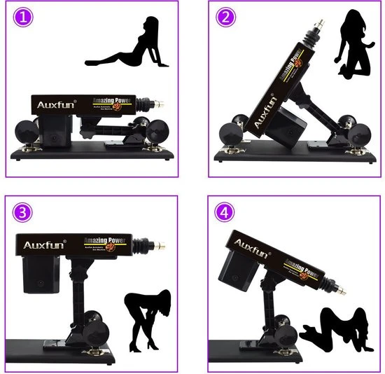 Promo β¨ Auxfun Basic Sexmachine - Pakket Mateo Met Dildo S En Accessoires π - Afbeelding 5