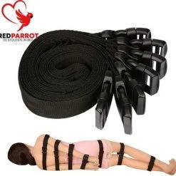 Groothandel ✨ Merkloos Full Body Bondage | Extreme BDSM | Handboeien | Beenboeien | 7-delig | SM | Lichaam | Vastbinden | Bondage 🧨