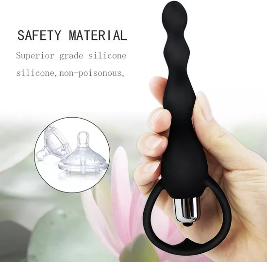Beste Pirce ⌛ DARENCI DARE Darenci Siliconen Buttplug - Anal Toys - Seksspeeltjes - Sex Toys - G-spot - Satisfier - Penetratie En Stimulatie - Anaal Vibrerende Vibrator - Vibrerende Buttplug - Massager - Mannen En Vrouwen - Warm En Koud - Siliconen - Zwart ✨ - Afbeelding 6